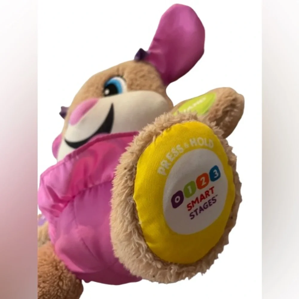 Fisher-Price Laugh & Learn Smart Stages Sis Puppy Plush - EUC